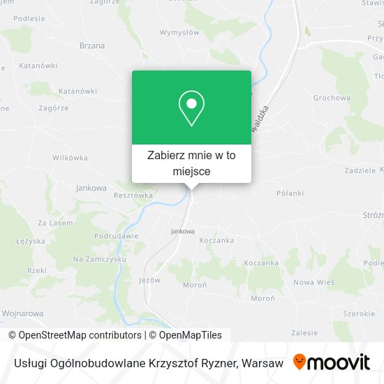 Mapa Usługi Ogólnobudowlane Krzysztof Ryzner