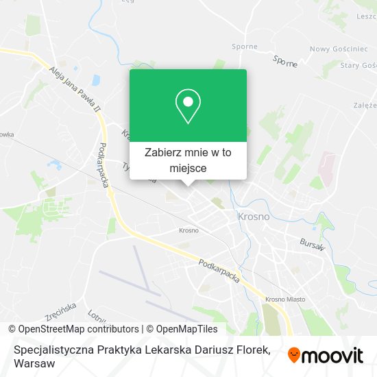 Mapa Specjalistyczna Praktyka Lekarska Dariusz Florek