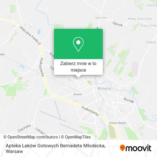 Mapa Apteka Leków Gotowych Bernadeta Młodecka