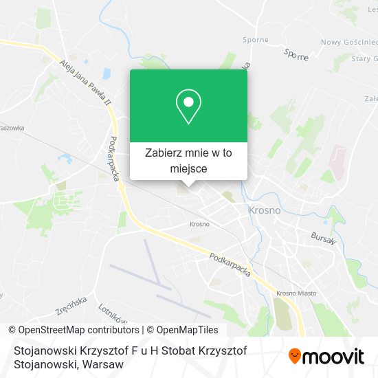 Mapa Stojanowski Krzysztof F u H Stobat Krzysztof Stojanowski