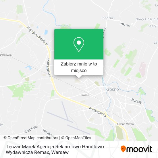 Mapa Tęczar Marek Agencja Reklamowo Handlowo Wydawnicza Remax