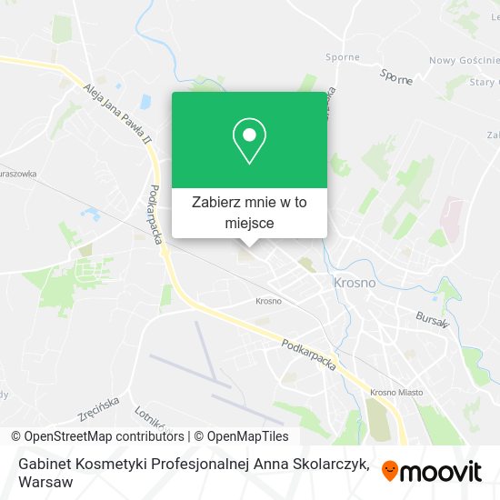 Mapa Gabinet Kosmetyki Profesjonalnej Anna Skolarczyk