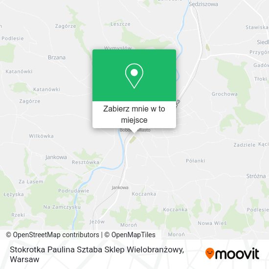 Mapa Stokrotka Paulina Sztaba Sklep Wielobranżowy