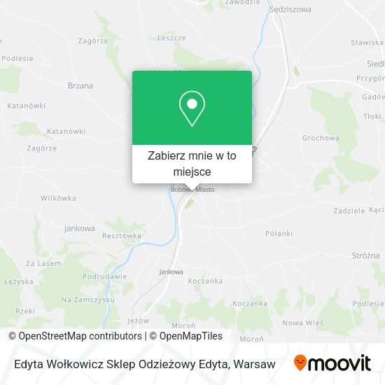 Mapa Edyta Wołkowicz Sklep Odzieżowy Edyta