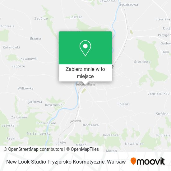 Mapa New Look-Studio Fryzjersko Kosmetyczne