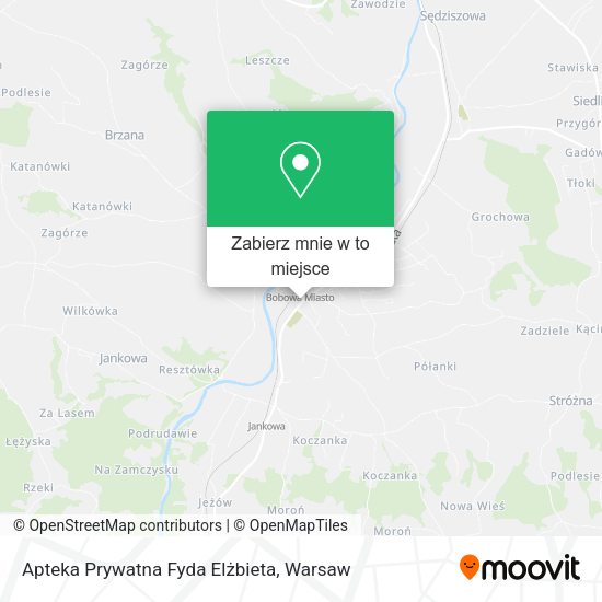 Mapa Apteka Prywatna Fyda Elżbieta