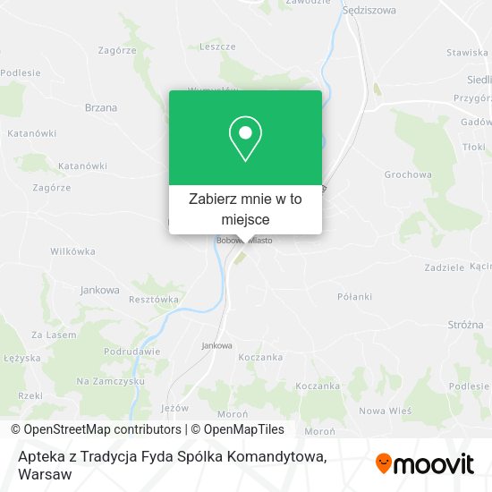 Mapa Apteka z Tradycja Fyda Spólka Komandytowa