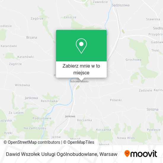 Mapa Dawid Wszołek Usługi Ogólnobudowlane