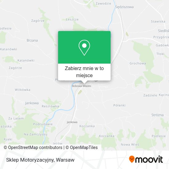 Mapa Sklep Motoryzacyjny