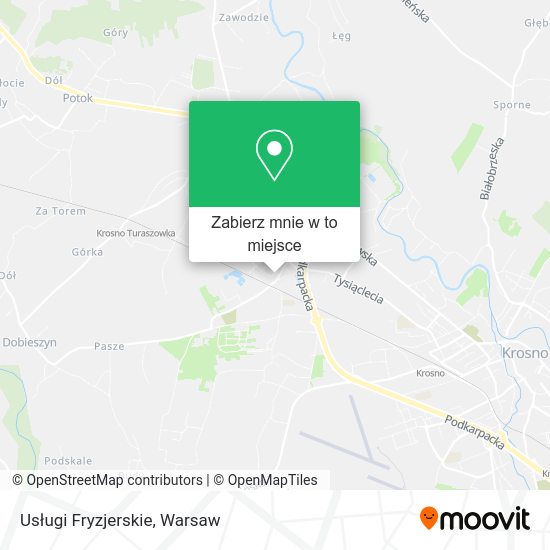 Mapa Usługi Fryzjerskie