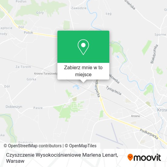 Mapa Czyszczenie Wysokociśnieniowe Marlena Lenart