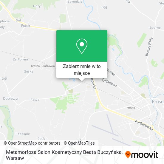 Mapa Metamorfoza Salon Kosmetyczny Beata Buczyńska