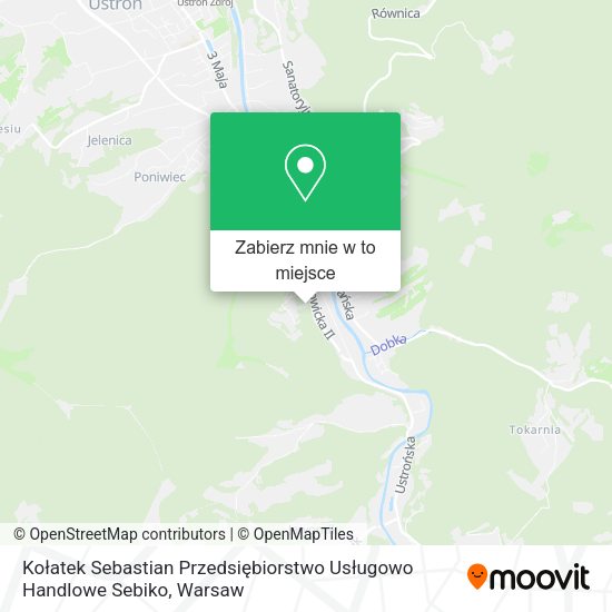 Mapa Kołatek Sebastian Przedsiębiorstwo Usługowo Handlowe Sebiko