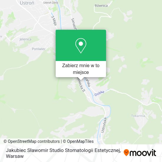 Mapa Jakubiec Sławomir Studio Stomatologii Estetycznej