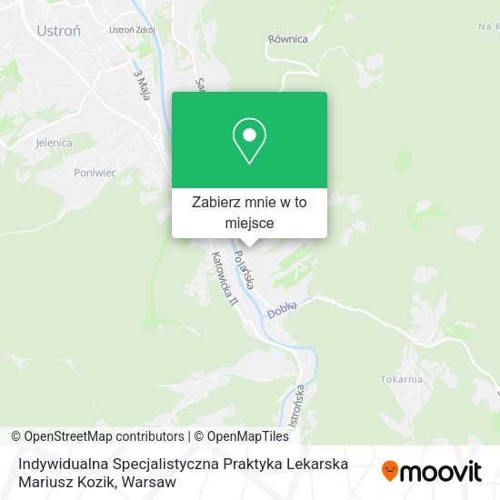 Mapa Indywidualna Specjalistyczna Praktyka Lekarska Mariusz Kozik