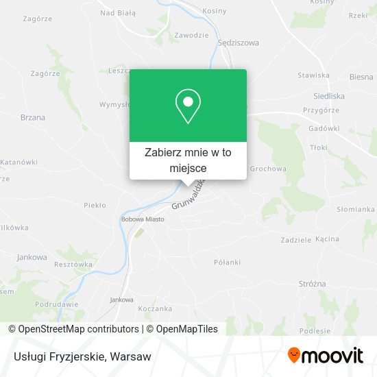 Mapa Usługi Fryzjerskie