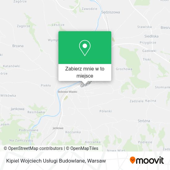 Mapa Kipiel Wojciech Usługi Budowlane