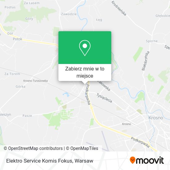 Mapa Elektro Service Komis Fokus