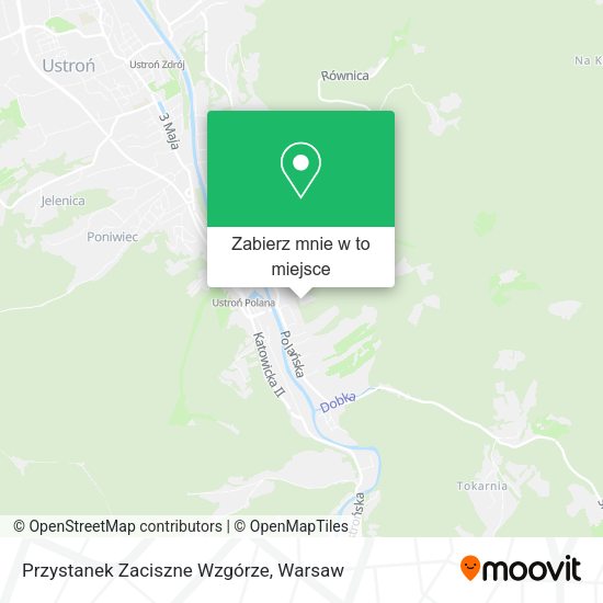 Mapa Przystanek Zaciszne Wzgórze