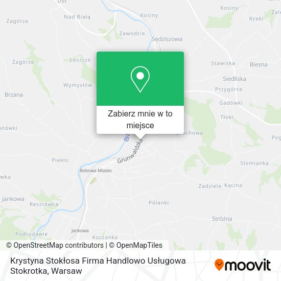 Mapa Krystyna Stokłosa Firma Handlowo Usługowa Stokrotka