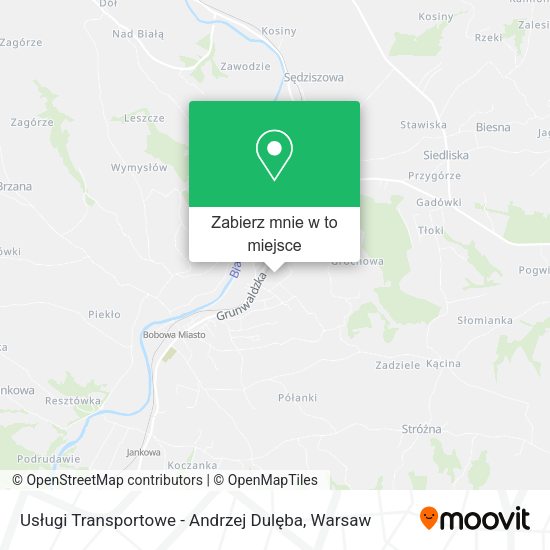 Mapa Usługi Transportowe - Andrzej Dulęba