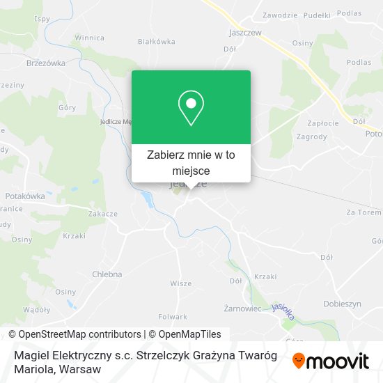 Mapa Magiel Elektryczny s.c. Strzelczyk Grażyna Twaróg Mariola