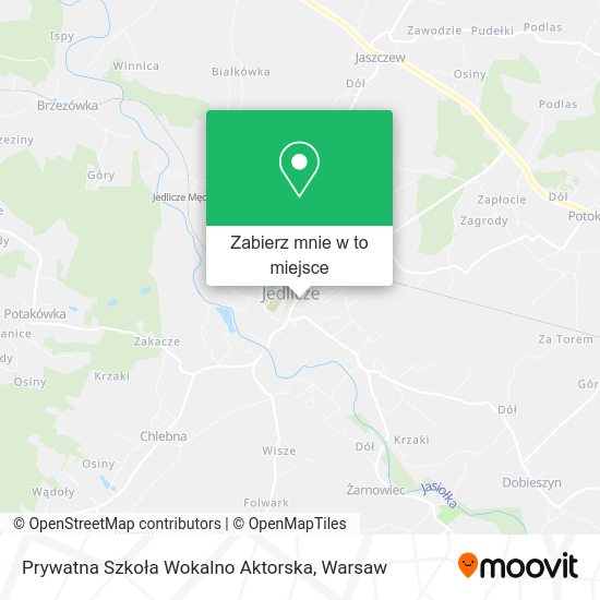 Mapa Prywatna Szkoła Wokalno Aktorska