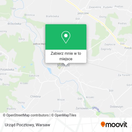 Mapa Urząd Pocztowy