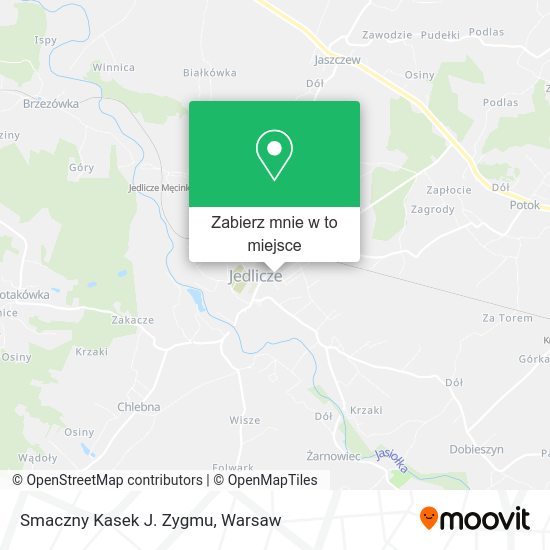 Mapa Smaczny Kasek J. Zygmu