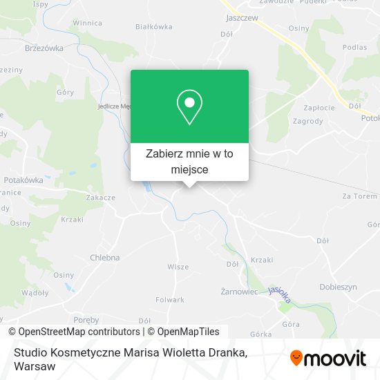 Mapa Studio Kosmetyczne Marisa Wioletta Dranka