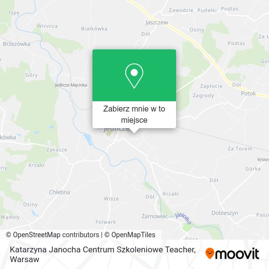 Mapa Katarzyna Janocha Centrum Szkoleniowe Teacher