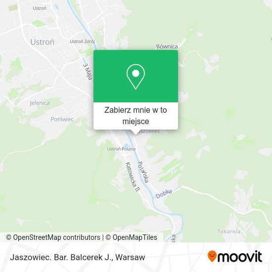 Mapa Jaszowiec. Bar. Balcerek J.