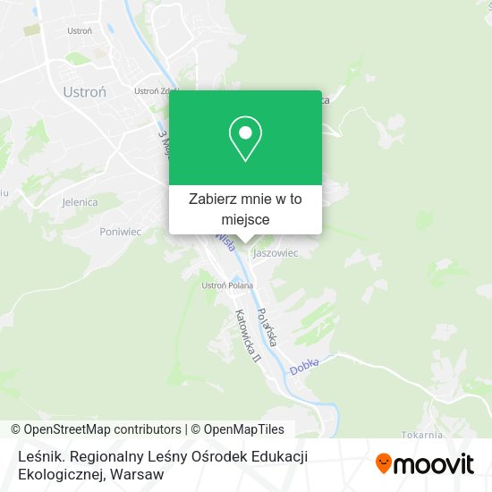 Mapa Leśnik. Regionalny Leśny Ośrodek Edukacji Ekologicznej