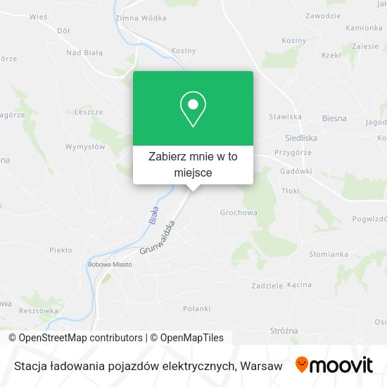 Mapa Stacja ładowania pojazdów elektrycznych