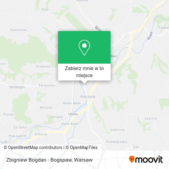 Mapa Zbigniew Bogdan - Bogspaw