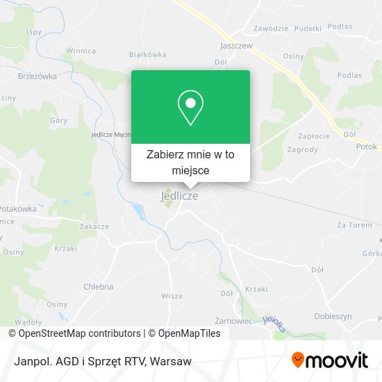 Mapa Janpol. AGD i Sprzęt RTV