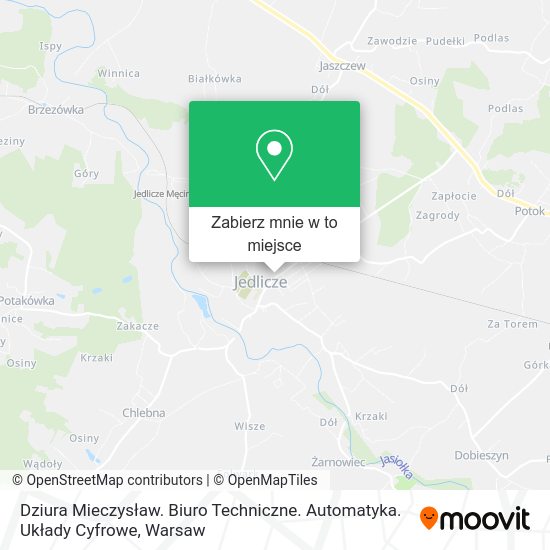 Mapa Dziura Mieczysław. Biuro Techniczne. Automatyka. Układy Cyfrowe