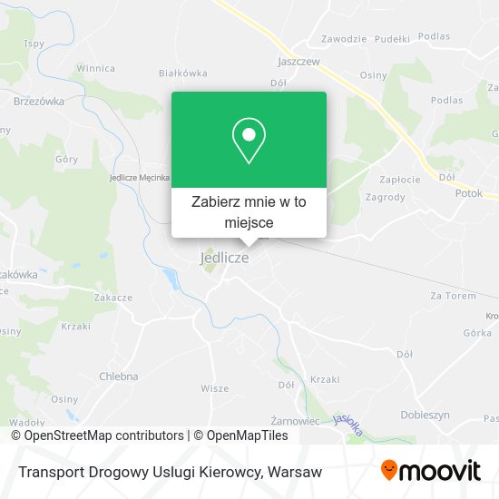 Mapa Transport Drogowy Uslugi Kierowcy