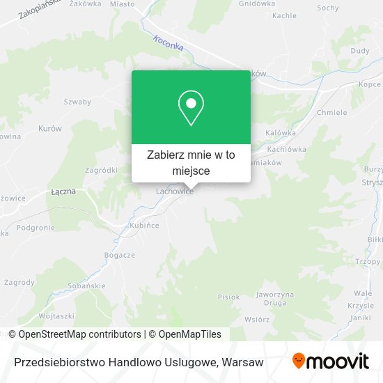 Mapa Przedsiebiorstwo Handlowo Uslugowe