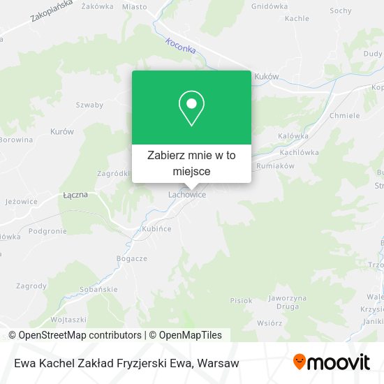 Mapa Ewa Kachel Zakład Fryzjerski Ewa