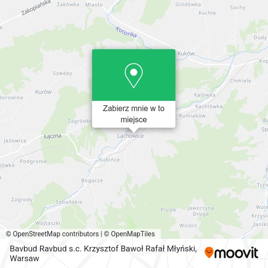 Mapa Bavbud Ravbud s.c. Krzysztof Bawoł Rafał Młyński