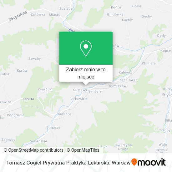 Mapa Tomasz Cogiel Prywatna Praktyka Lekarska