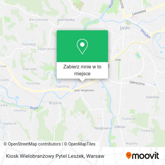 Mapa Kiosk Wielobranżowy Pytel Leszek