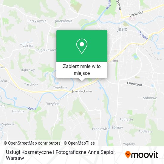 Mapa Usługi Kosmetyczne i Fotograficzne Anna Sepioł