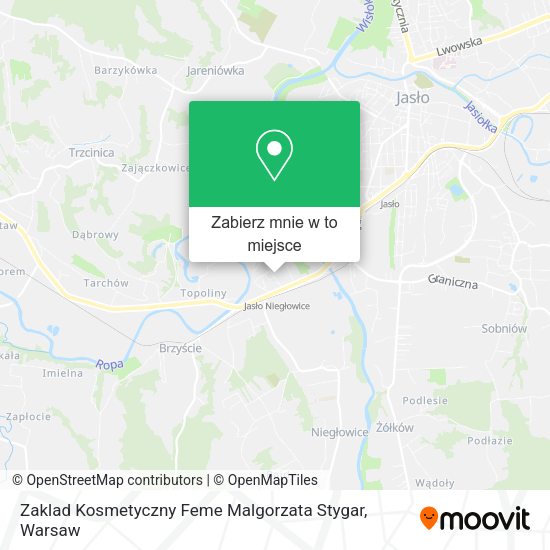 Mapa Zaklad Kosmetyczny Feme Malgorzata Stygar