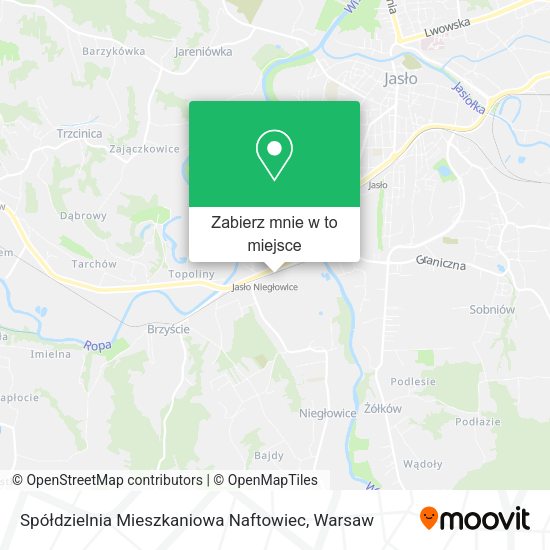 Mapa Spółdzielnia Mieszkaniowa Naftowiec