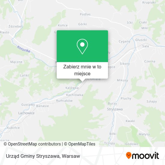 Mapa Urząd Gminy Stryszawa