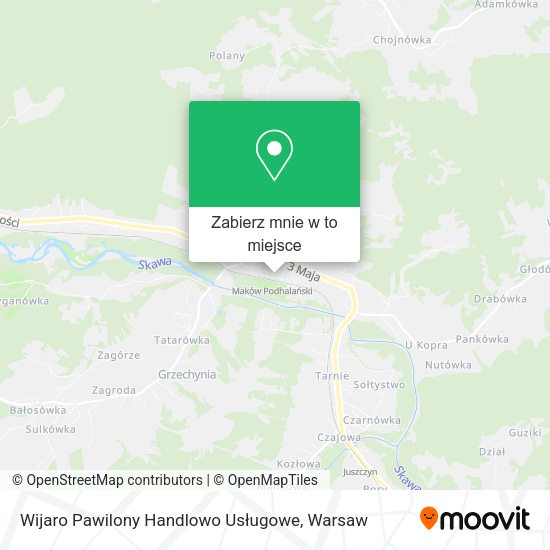 Mapa Wijaro Pawilony Handlowo Usługowe