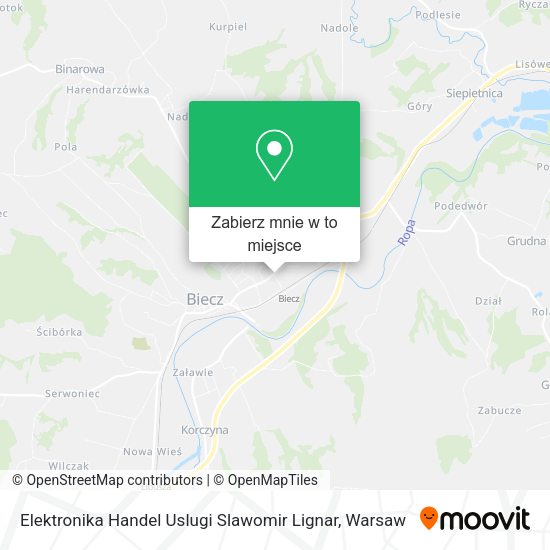 Mapa Elektronika Handel Uslugi Slawomir Lignar