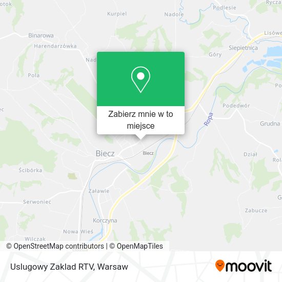 Mapa Uslugowy Zaklad RTV